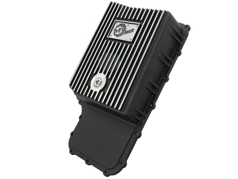 aFe Power Transmission Pan Black Machined 11-14 Ford 6R140 Trucks V8 6.7L (td) - Image 2