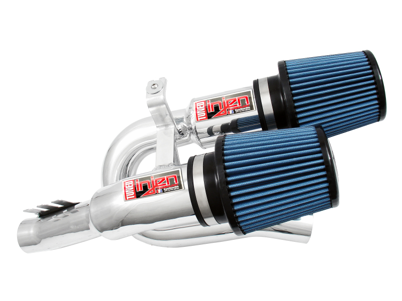 Injen 07-09 335i E92 / 08-09 135i E82 3.0L L6 Twin intake Polished Short Ram Intake - Image 3