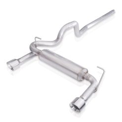 Alternative view of Stainless Works 2018+ Jeep Wrangler JL 304SS Factory Connect 2.5in Cat Back Exhaust System