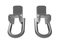 Alternative view of aFe Toyota Tundra 2022 V6-3.5L (tt) Front Tow Hook Gray