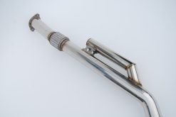 Invidia 2022+ Subaru WRX N1 Twin Outlet Single Layer Tip Cat-Back Exhaust - Image 7