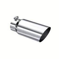 Alternative view of MBRP Universal Tip 5 O.D. Angled Single Walled 4 inlet 12 length