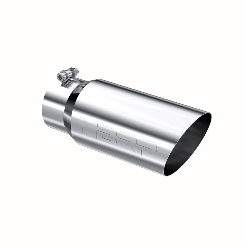 MBRP Universal Tip 5 O.D. Angled Single Walled 4 inlet 12 length - Image 2