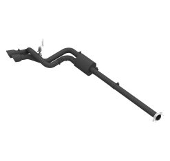 MBRP 09-14 Ford F150 Pre-Axle 4.5in OD Tips Dual Outlet 3in Black Coated Cat Back Exhaust - Image 4