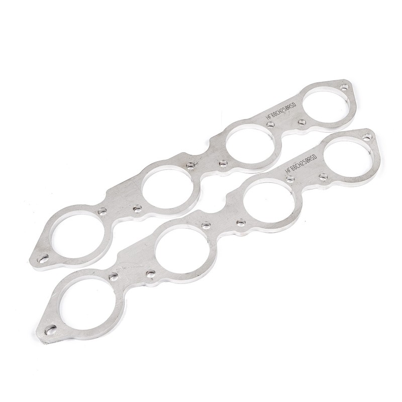 Stainless Works BBC Round Port 304SS Exhaust Flanges 2-1/2in Primaries (Raised Port Heads Only) - Image 4