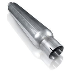 Alternative view of Stainless Works 2.25in SMOOTH TUBE MUFFLER (MILL FINISH)