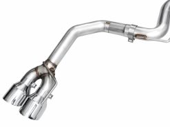AWE 2024 Ford Mustang GT Fastback S650 RWD Track Edition Catback Exhaust w/ Quad Chrome Silver Tips - Image 9