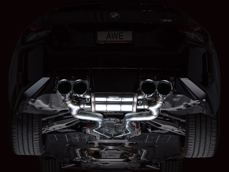 AWE Tuning 23-24 BMW G87 M2 SwitchPath Edition Exhaust - Chrome Silver Tips - Image 13