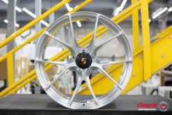 Vossen X Champion RS74 20X12 / ET47 / Brushed Gloss Clear Wheel / Centerlock / 911 GT3 991.2- Rear
