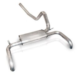 Alternative view of Stainless Works Chevy Camaro 1982-92 Exhaust 3in System w/Turndown Tailpipes