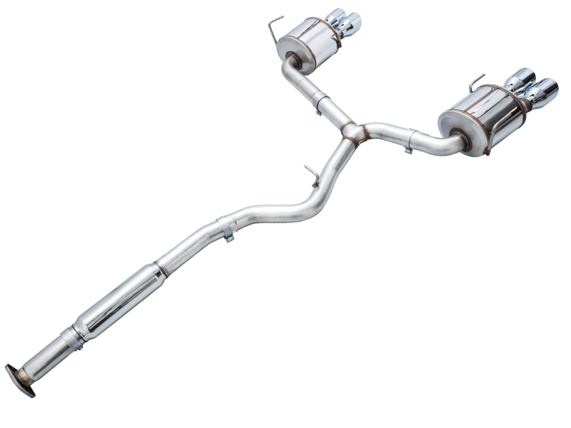 AWE Tuning 2022+ VB Subaru WRX Touring Edition Exhaust - Chrome Silver Tips - Image 8