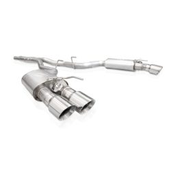 Stainless Works 2024 Mustang GT Catback Quad Tips Redline Sound X-Pipe Factory Connect Exhaust