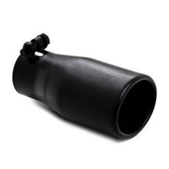 MBRP Universal 5in OD Angled Rolled End 4in Inlet 18in Lgth Black Finish Exhaust Tip - Image 3