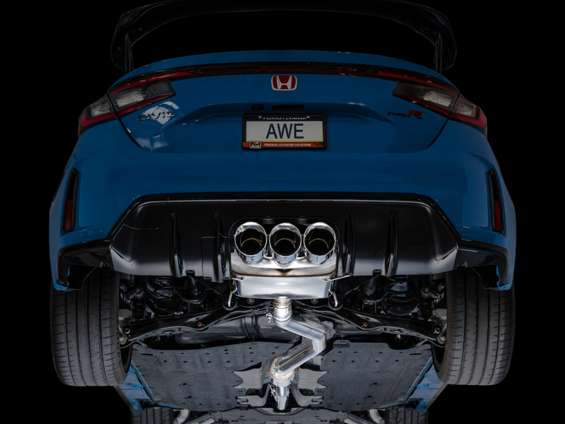 AWE Tuning 2023 Honda Civic Type R FL5 Touring Edition Exhaust w/ Triple Chrome Silver Tips - Image 31
