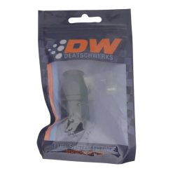 Alternative view of DeatschWerks 8AN Female Swivel Straight Hose End PTFE (Incl 1 Olive Insert) - Anodized Matte Black