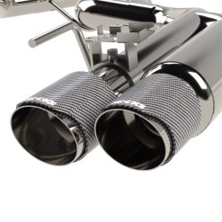 Kooks 18-24 Ford Mustang GT 5.0 3in. Valved Shotgun Cat-Back Exhaust - Carbon Tips - Image 4