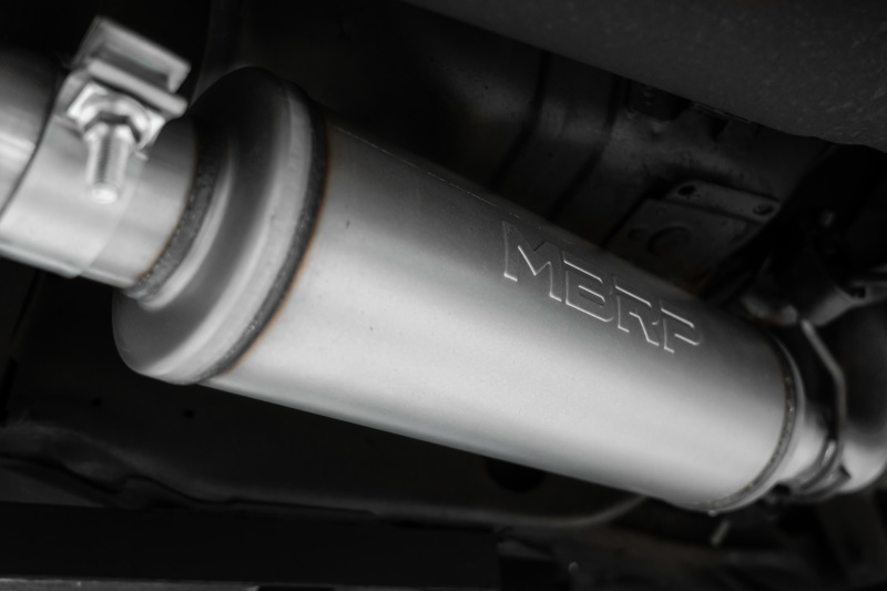 MBRP 99-04 Ford Mustang GT/Mach 1 2.5in Dual Split Rear AL Catback Exhaust w/ 3.5in Dual Wall Tips - Image 4