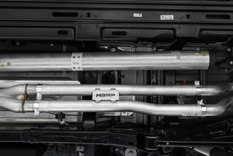 MBRP 2021 Ram TRX 6.2 S/C 3in T304 SS Muffler Delete Pipe - Image 4
