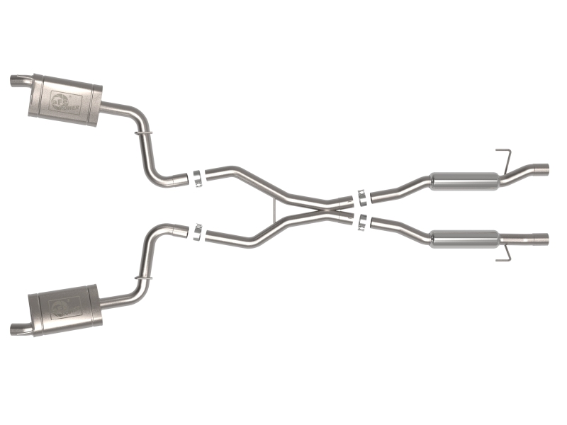 aFe Vulcan Series 2.24in SS Cat-Back Exhaust 21-23 Jeep Grand Cherokee L V8 5.7L - Image 2