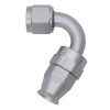DeatschWerks 8AN Female Flare Swivel 120-degree Hose End - PTFE