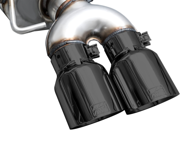 AWE Tuning 19-23 Audi C8 S6/S7 2.9T V6 AWD Touring Edition Exhaust - Diamond Black Tips - Image 19