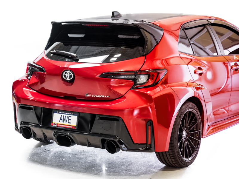 AWE Tuning 2023+ Toyota GR Corolla Touring Edition Exhaust - Diamond Black Tips - Image 10
