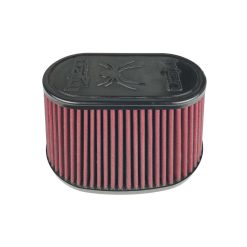 Alternative view of Injen Oiled Air Filter 8.5x5.63in Oval ID / 9.92x7.17in Base / 5.7in HT / 6.865ix4.115in Top