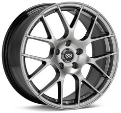 Alternative view of Enkei Raijin 18x8 45mm Offset 5x100 Bolt Pattern Hyper Silver Wheel