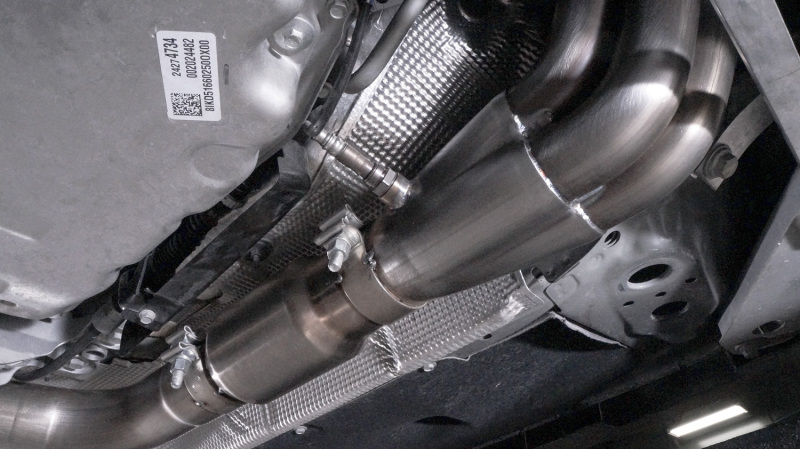 Stainless Works 2016-18 Cadillac CTS-V Sedan Headers 2in Primaries 3in Catted Leads Into X-Pipe - Image 6