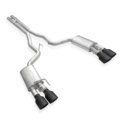 Stainless Works 2020 Ford GT500 Legend Catback H-Pipe Exhaust Factory Connect - Black Tips - Image 8