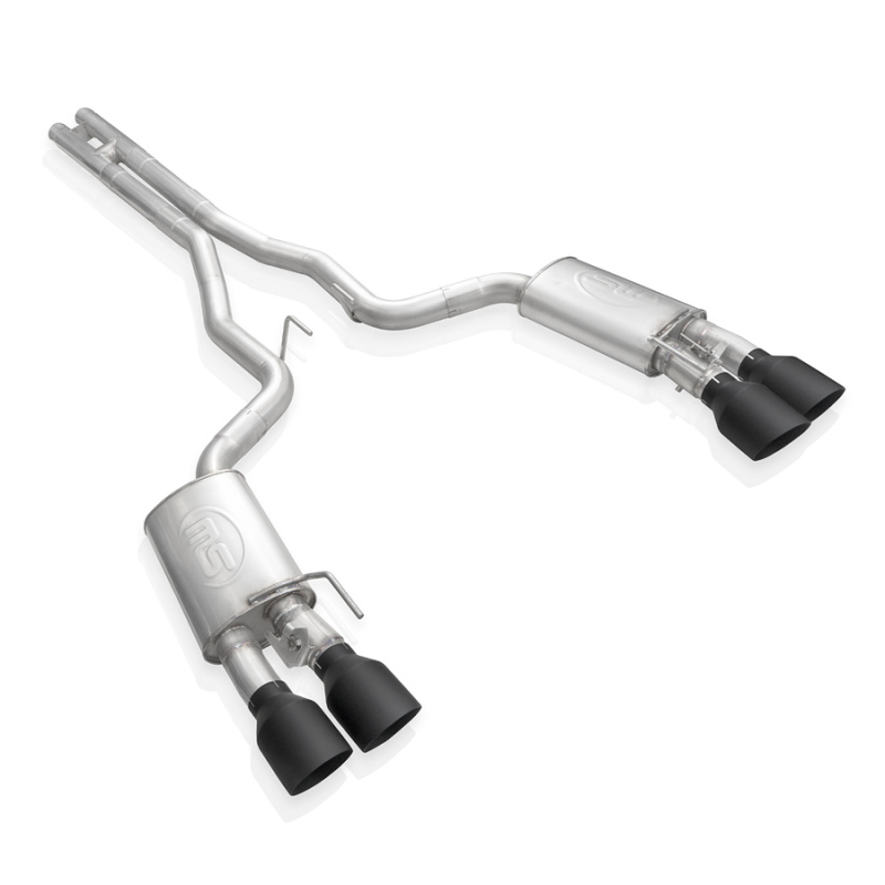 Stainless Works 2020 Ford GT500 Legend Catback H-Pipe Exhaust Factory Connect - Black Tips - Image 8