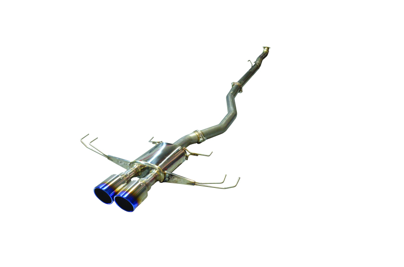 Injen 17-19 Honda Civic Type-R 3in SS Cat-Back Exhaust w/ Dual Burnt Titanium Tips - Image 8