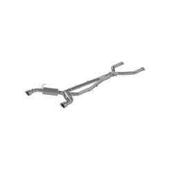 MBRP 16-22 Infiniti Q50 3.0L FWD/AWD 3in Cat Back w/ 4.5in OD Tips - T304 - Image 4