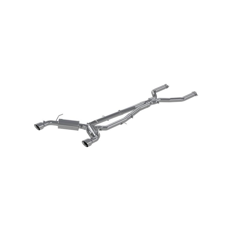 MBRP 16-22 Infiniti Q50 3.0L FWD/AWD 3in Cat Back w/ 4.5in OD Tips - T304 - Image 4