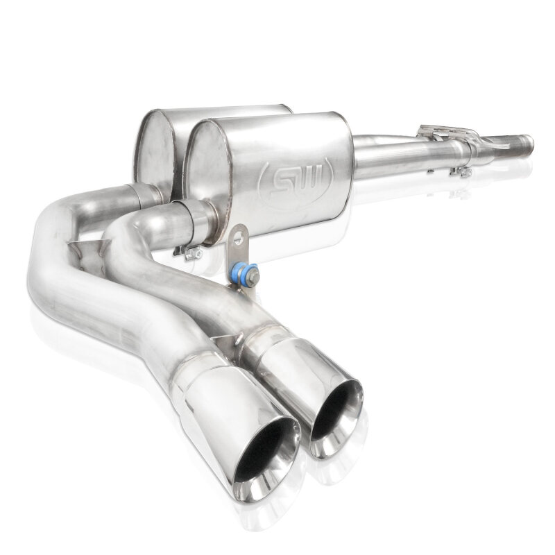 Stainless Works Chevy Silverado/GMC Sierra 2007-16 5.3L/6.2L Exhaust Before Passenger Rear Tire Exit - Image 2
