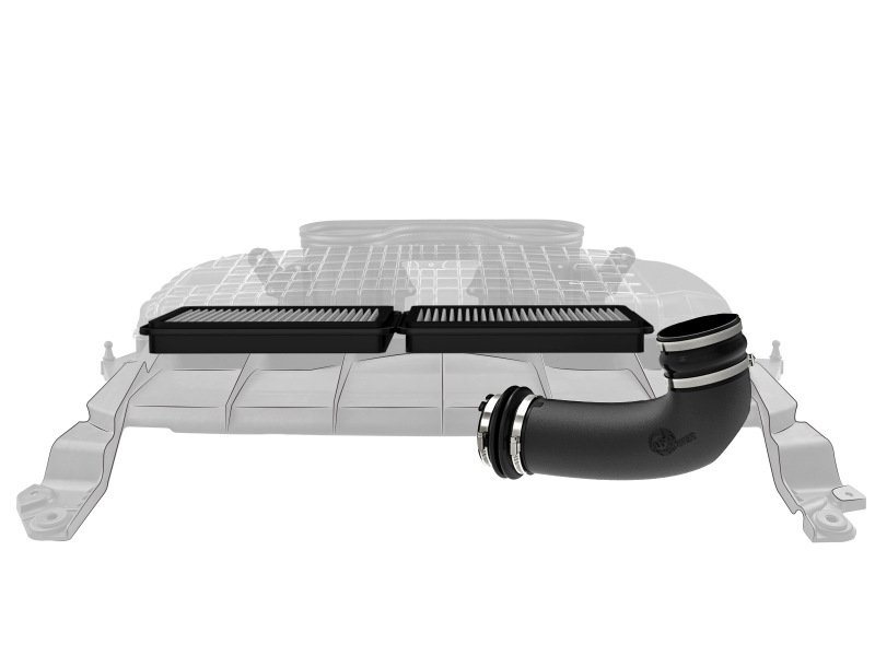 aFe 21-23 Ram 1500 TRX HEMI V8 6.2L (sc) Super Stock Induction System w/ Pro DRY S Filters - Image 2