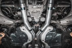 MBRP 18-23 Dodge Durango SRT 6.4L Armor Pro T304 SS 3in Cat Back Exhaust Dual Rear Exit w/ CF Tips - Image 3