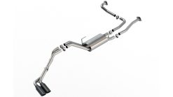 Borla 22-24 Nissan Frontier S-Type Cat Back System - Black Chrome