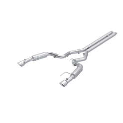 MBRP 2024 Ford Mustang GT S650, 5.0L 3in Dual Split Rear Aluminized Steel - Image 2