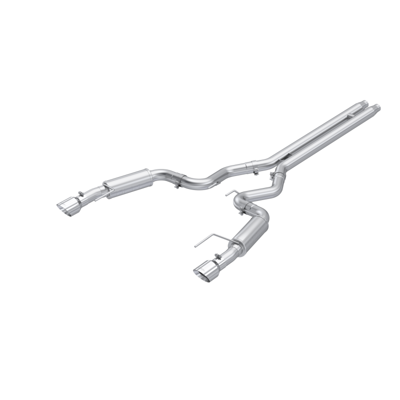 MBRP 2024 Ford Mustang GT S650, 5.0L 3in Dual Split Rear Aluminized Steel - Image 2