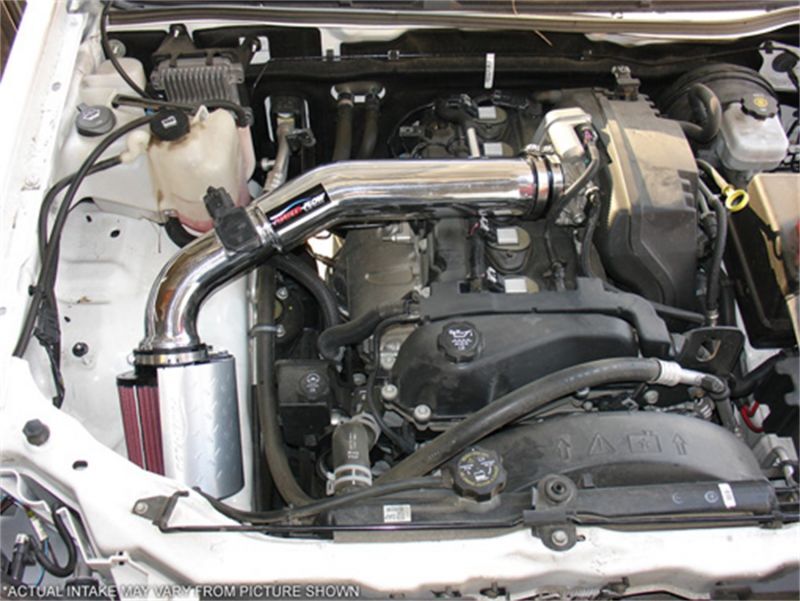 Injen 04-06 Colorado / Canyon 3.5L 5 Cyl. (incl. Diamond plate heat shield) Polished Power-Flow Air - Image 6