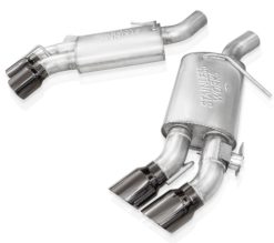 Alternative view of Stainless Works 16-21 Camaro SS 3in Redline SW Connect Axle Back w/Valve - 4in Quad Black Tips