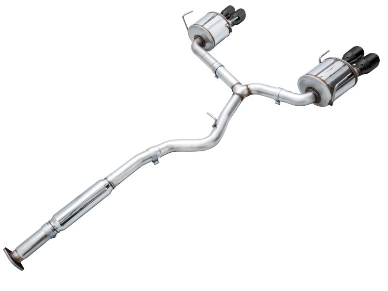 AWE Tuning 2022+ VB Subaru WRX Touring Edition Exhaust - Diamond Black Tips - Image 8
