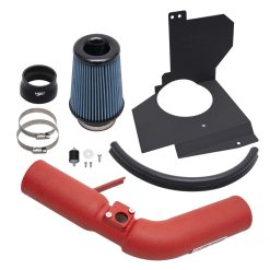 Alternative view of Injen 18-21 Subaru WRX STI H4-2.5L Turbo SP Aluminum Series Cold Air Intake - Wrinkle Red