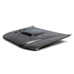 Alternative view of Seibon 05-11 Toyota Tacoma TS-Style Carbon Fiber Hood