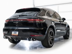 Alternative view of AWE Tuning 19-21 Porsche Macan 3.0T/2.9TT Touring Edition Catback Exhaust w/ Chrome Silver Tips