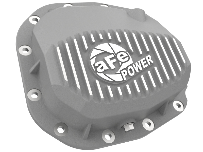 aFe Street Series Rear Differential Cover Raw w/ Fins 15-19 Ford F-150 (w/ Super 8.8 Rear Axles) - Image 3
