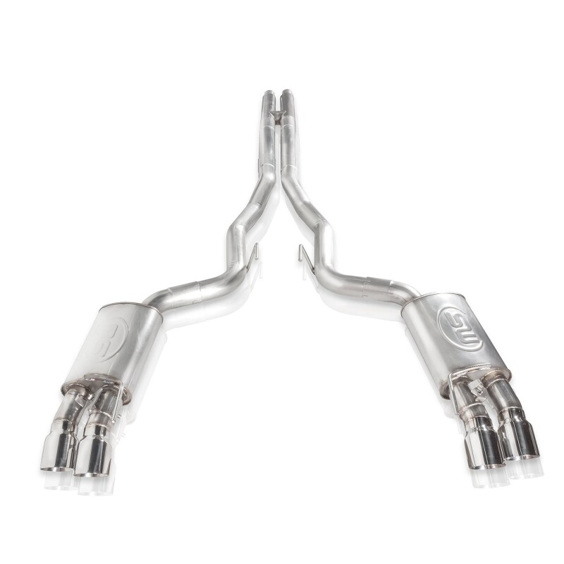 Stainless Works 18+ Ford Mustang GT Redline Cat-Back Performance Connect H-Pipe w/ Active Valves - Image 2