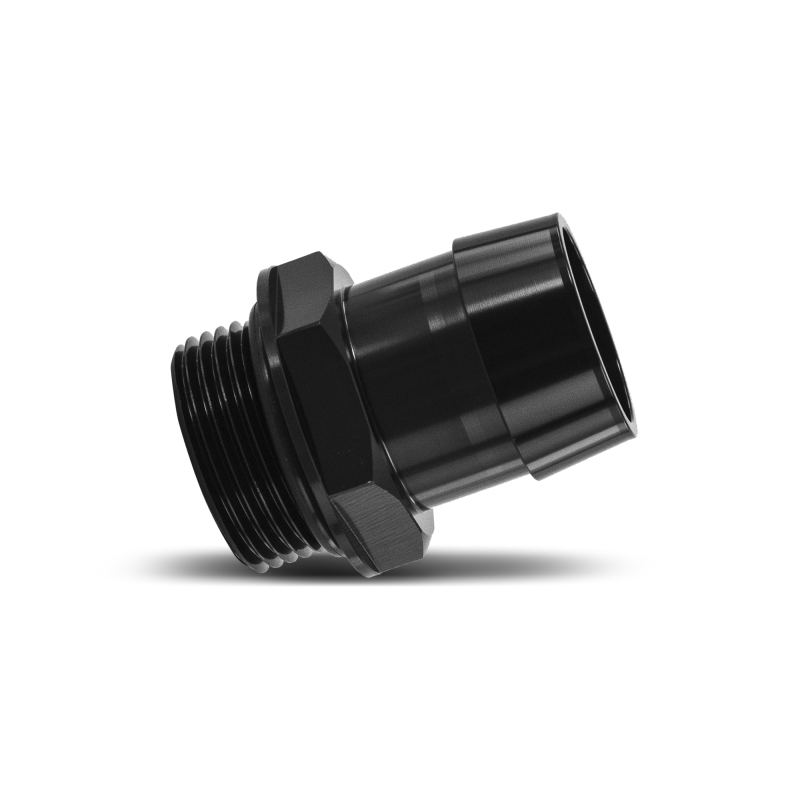 Mishimoto -16ORB to 1 1/4in. Hose Barb Aluminum Fitting - Black - Image 2