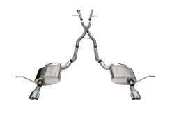 Corsa 11-21 Jeep Grand Cherokee Xtreme 2.5in Cat-Back Dual Rear Exit w/ Single 4.5in Polished Tips - Image 2
